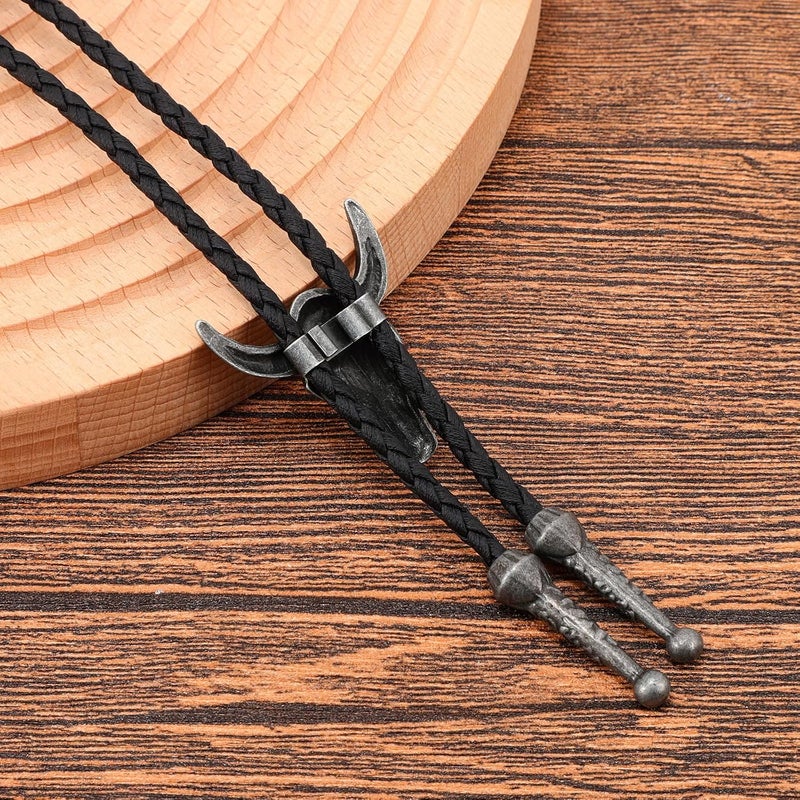 Sansths Bolo Tie for Men Cowboy Tie Native American Retro Western Necklace Cowboy Cowgirl Accessories for Men Women - Image 3